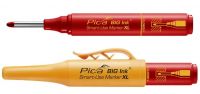 Строительный маркер PICA BIG Ink XL для глубоких отверстий, красный 170/40